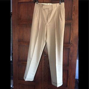 Men’s John cooper cuffed slacks in tan